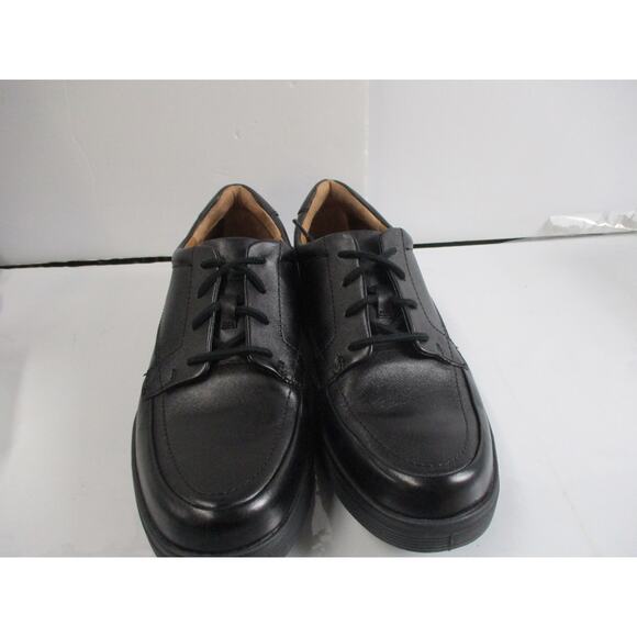 USED Clarks Men\'s UN Abode Ease Oxford, Black Leather-Size 11 main image 5
